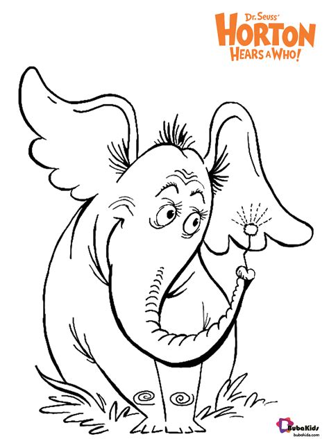 horton hears a who coloring pages
