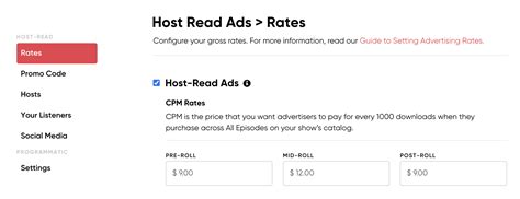host read ads