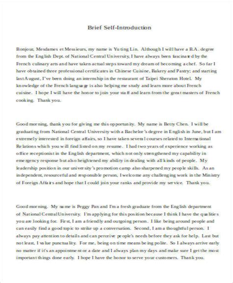 how do you start a self introduction speech