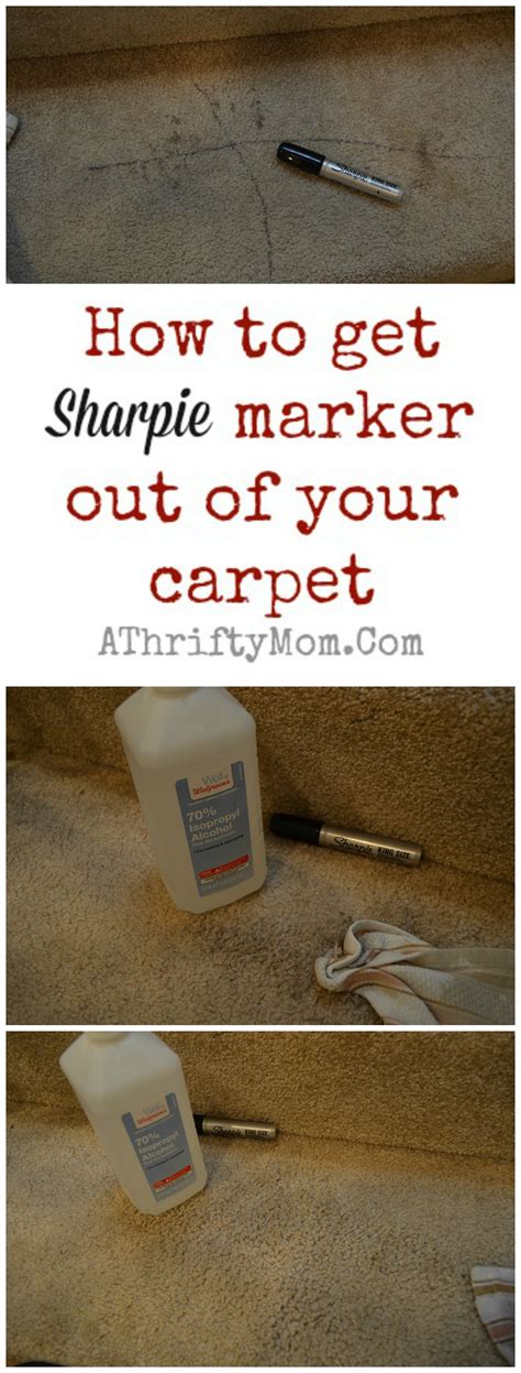 how to get sharpie out of carpet