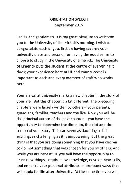 how to give welcome speech in school