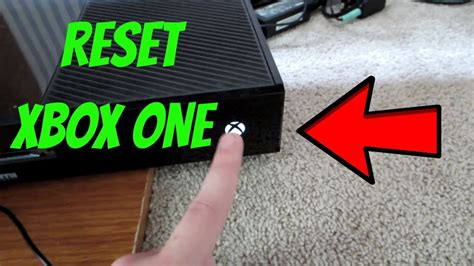 Performing a hard reset on Xbox One