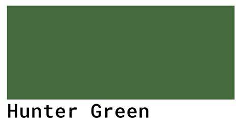how to make hunter green