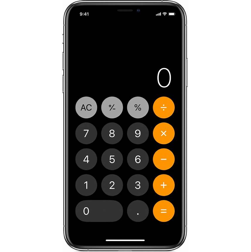 Cara membuka kalkulator di iPhone