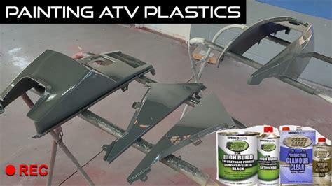 how to paint atv plastics