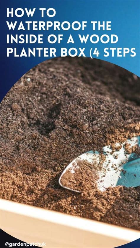 how to waterproof the inside of a wood planter box