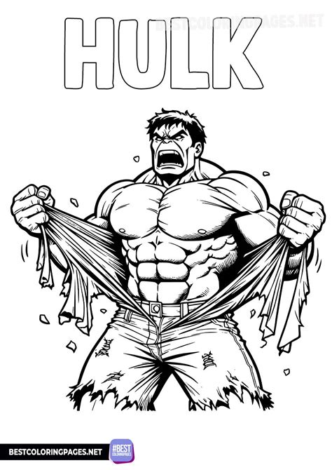 hulk coloring