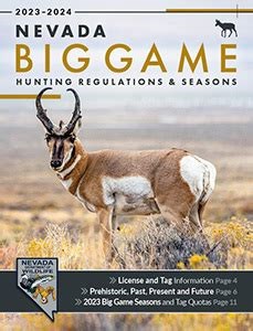 Nevada hunting seasons