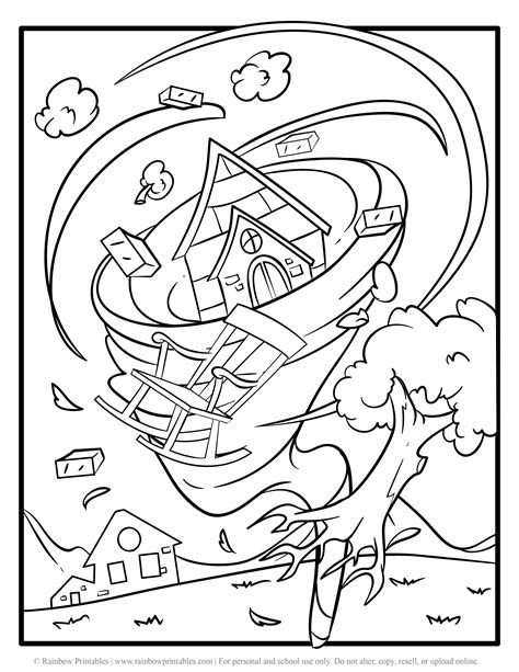 hurricane coloring pages