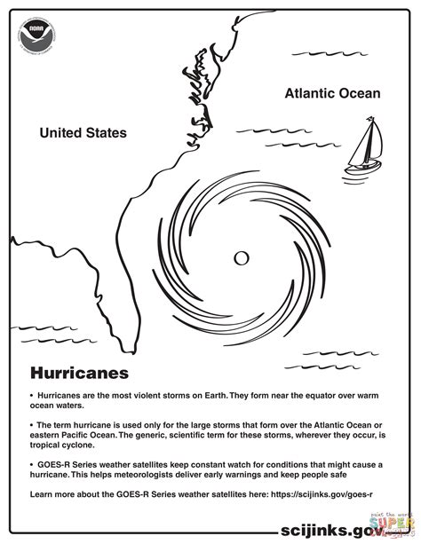 hurricane coloring pages