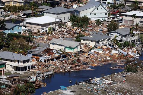Hurricane damage in Florida
