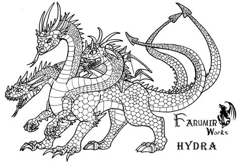 hydra coloring pages