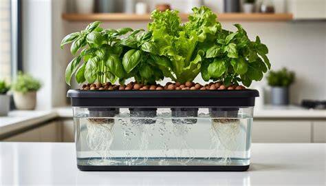 hydroponics on the counter