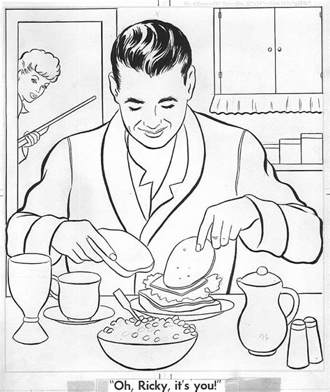 i love lucy coloring pages