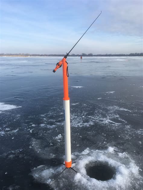 ice auger for tip down ice fishing