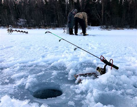 ice fishing location