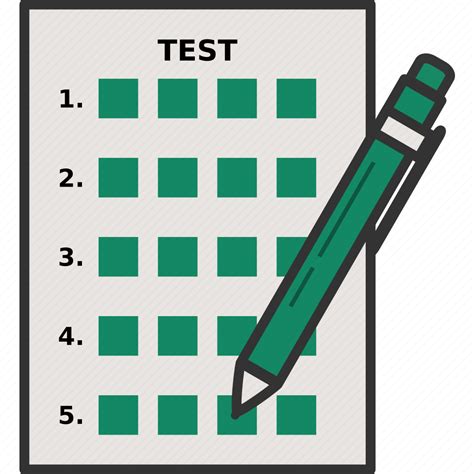 icon multiple choice test