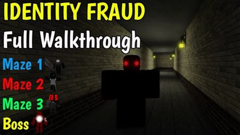 Identity Theft Roblox Walkthrough