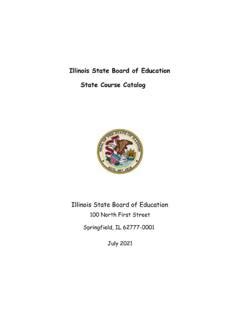 Illinois State Course Catalog