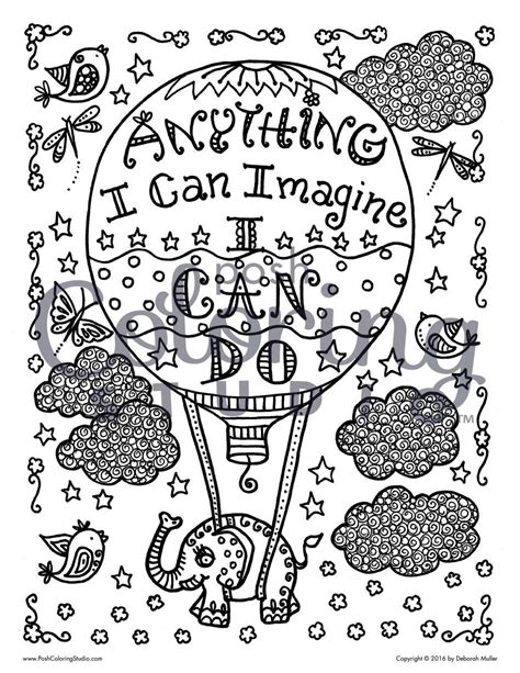 imagination coloring pages