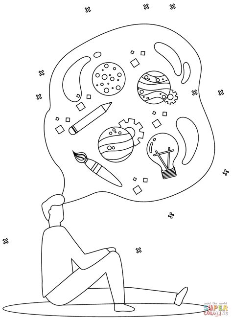 imagination coloring pages