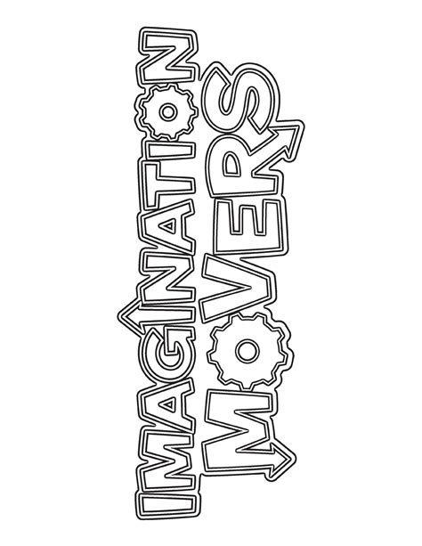 imagination movers coloring pages
