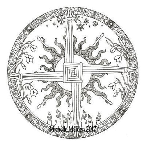imbolc coloring pages