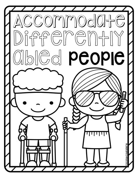 inclusion coloring pages