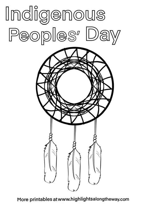 indigenous peoples day coloring pages