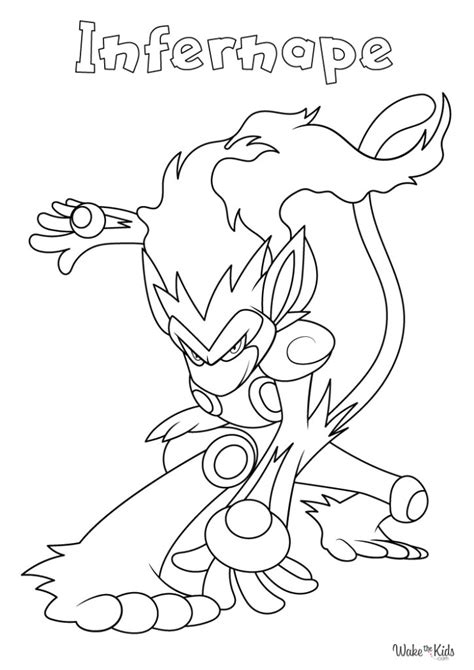 infernape coloring pages