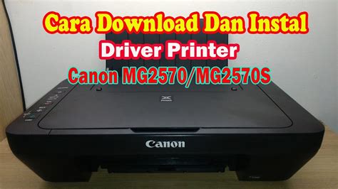 Instal Driver Printer Canon