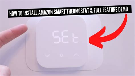 install amazon smart thermostat