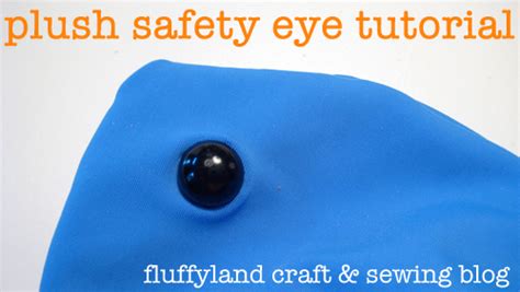 install safety eyes in plastic or vinyl