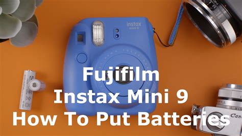 instax mini 9 battery insertion