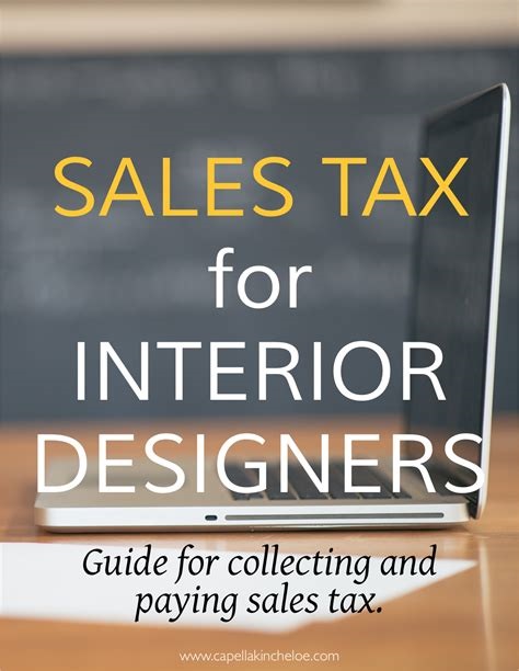 interior designer paying taxes