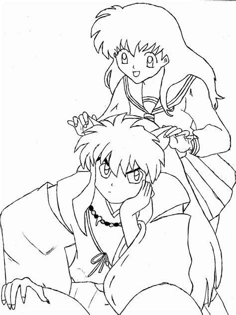 inuyasha coloring pages