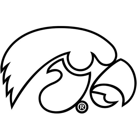 iowa hawkeye coloring pages