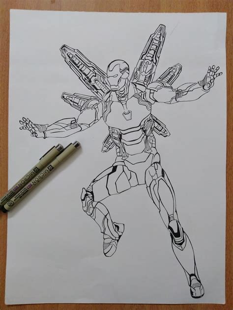 iron man mark 85 coloring pages