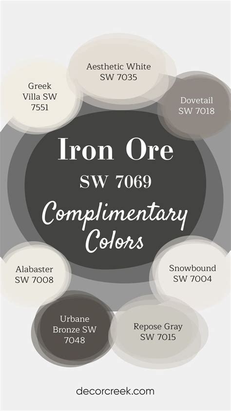 iron ore coordinating colors