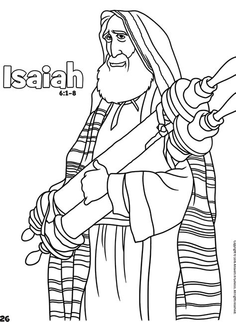 isaiah coloring pages