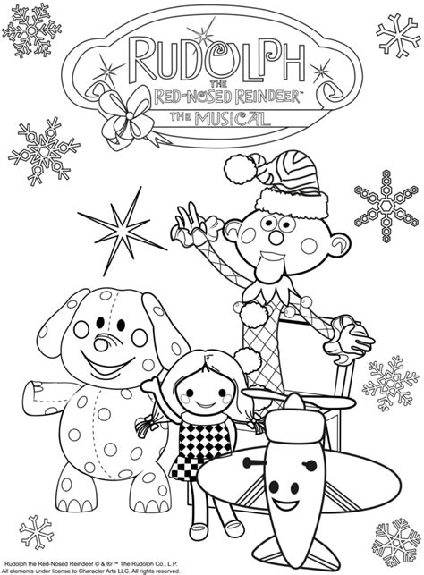 island of misfit toys coloring pages