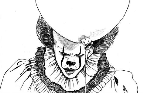 it coloring pages pennywise