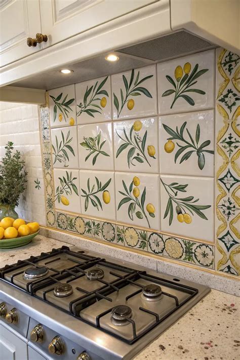 italian tile backsplash