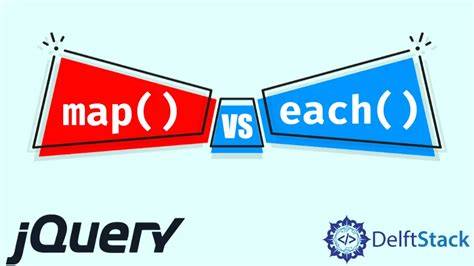 jQuery map vs each