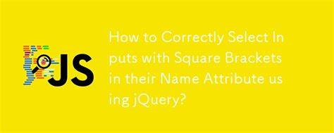 jQuery selector for inputs with square brackets in the name attribute