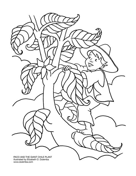 jack and the beanstalk coloring