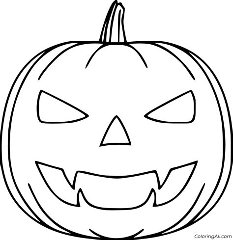 jack o lantern coloring pages to print