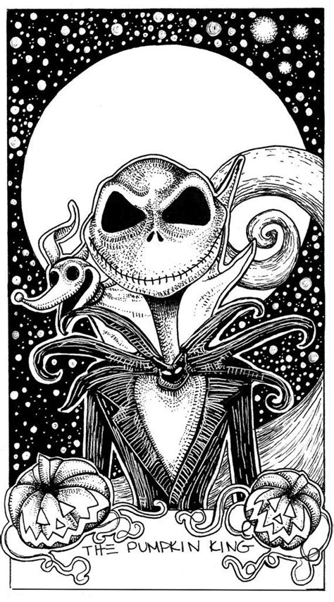 jack skellington printable coloring pages