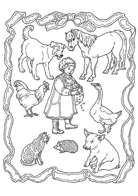 jan brett coloring pages