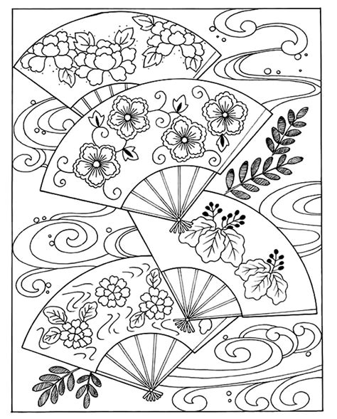 japanese coloring pages
